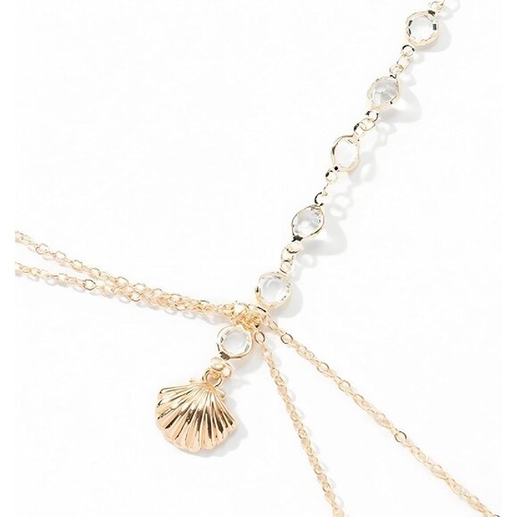 🆕Women Gold Body Chain Jewelry Crystal Waist Chain Boho Sexy Bikini Jewelry - Picture 5 of 7